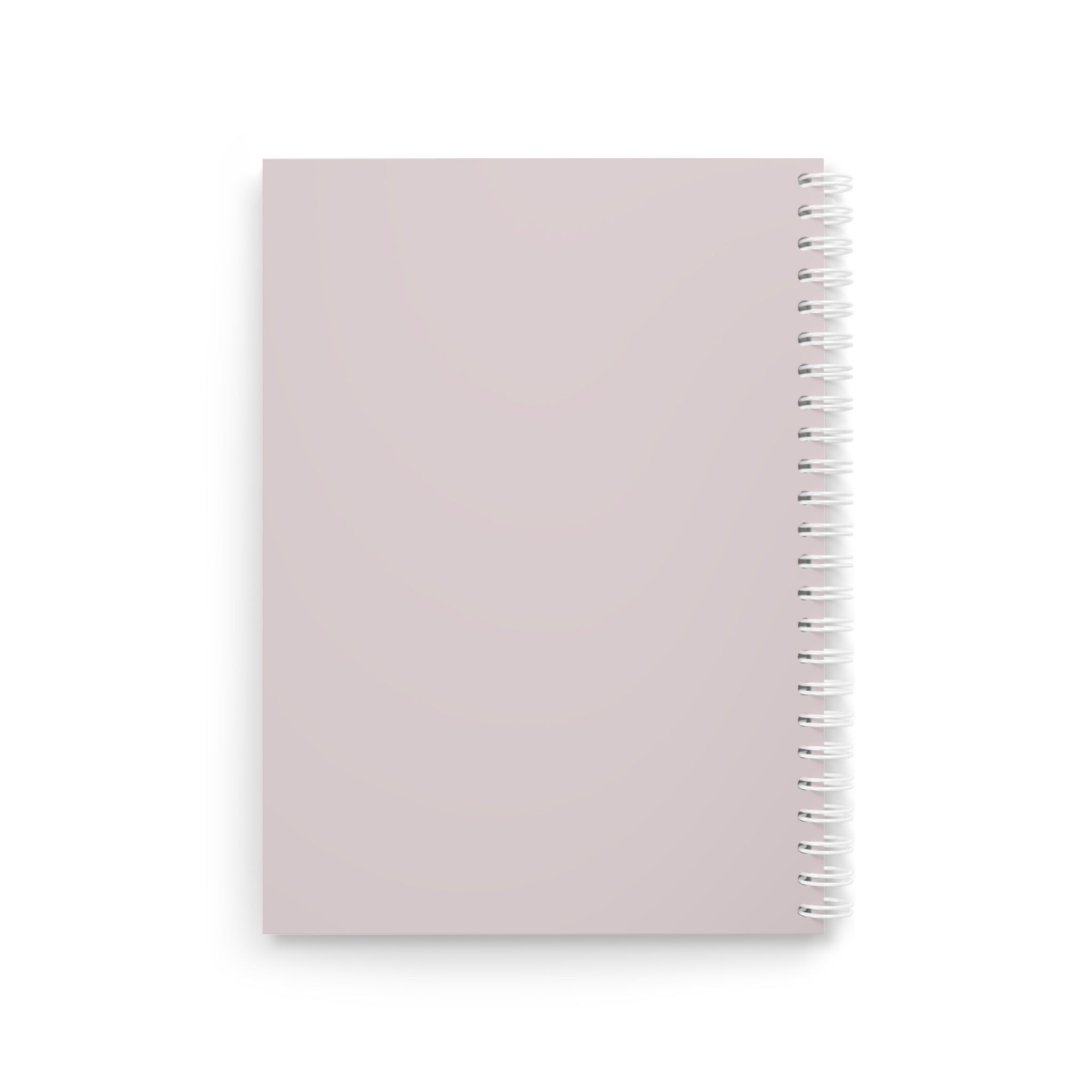 Aesthetic Girl Illustration Spiral Notebook — Lilac Fashion Journal