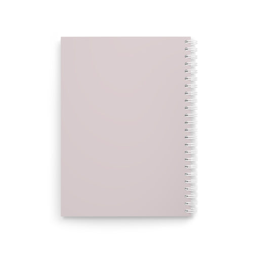 Aesthetic Girl Illustration Spiral Notebook — Lilac Fashion Journal