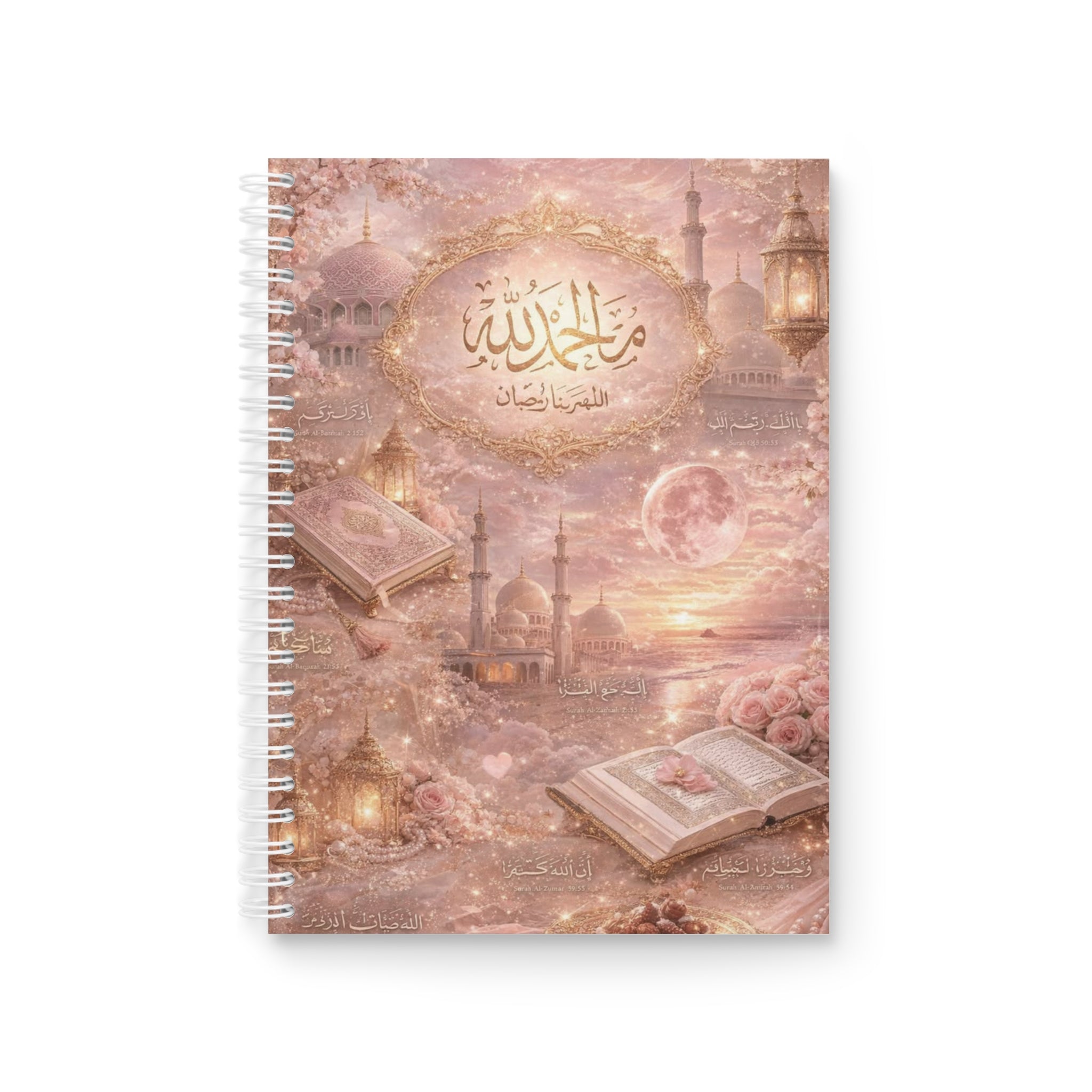 Carnet islamique Or & Rose