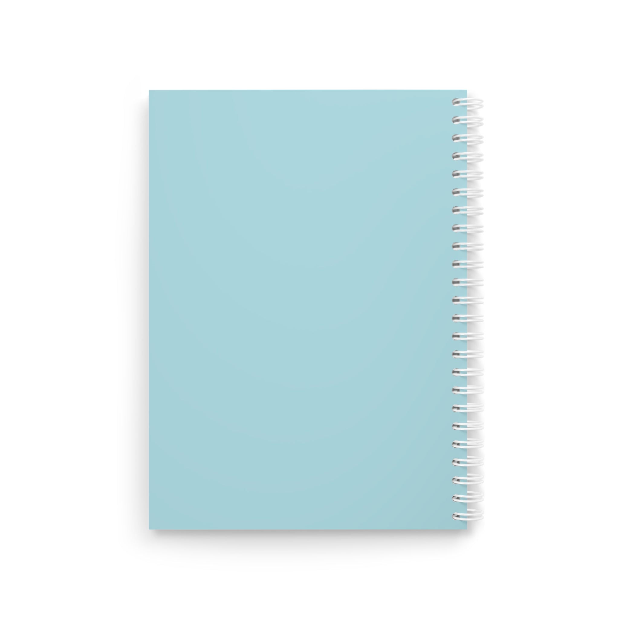 Blonde Space-Buns Girl Spiral Notebook — Trendy Illustrated Journal for Teens & Girls