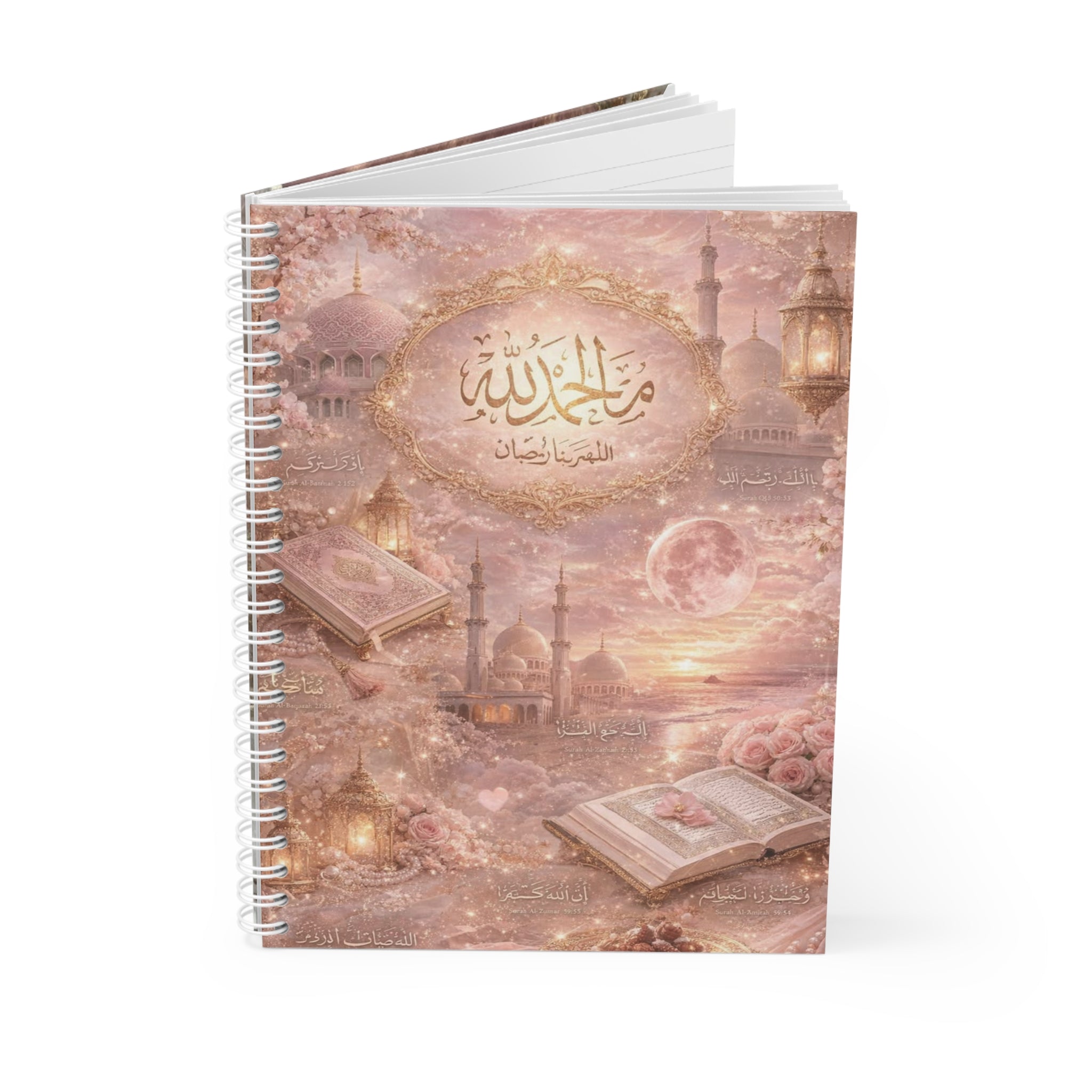 Carnet islamique Or & Rose