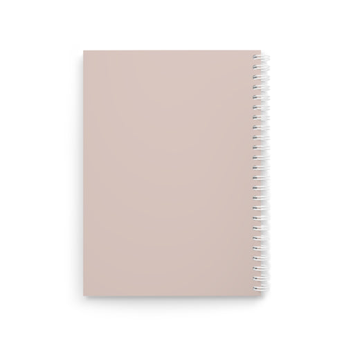 Afrogirl Spiral Notebook — Afrocentric Profile Art Journal (Braided Hair, Hoop Earrings)